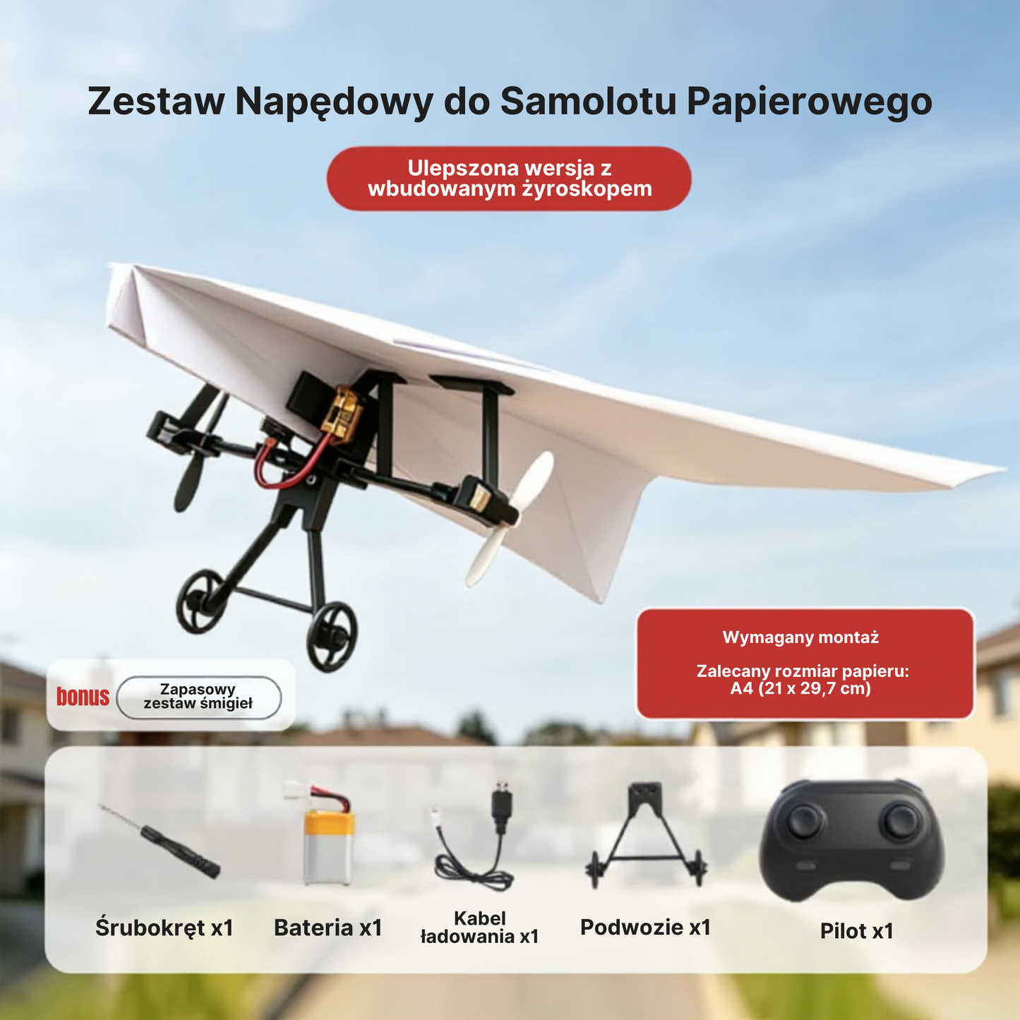 PapierowyLot™ - Zestaw Napędowy